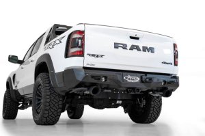 Ram 1500 TRX Bumper - Rear - Addictive Desert Designs - Bomber - Hammer Black - `21-`27